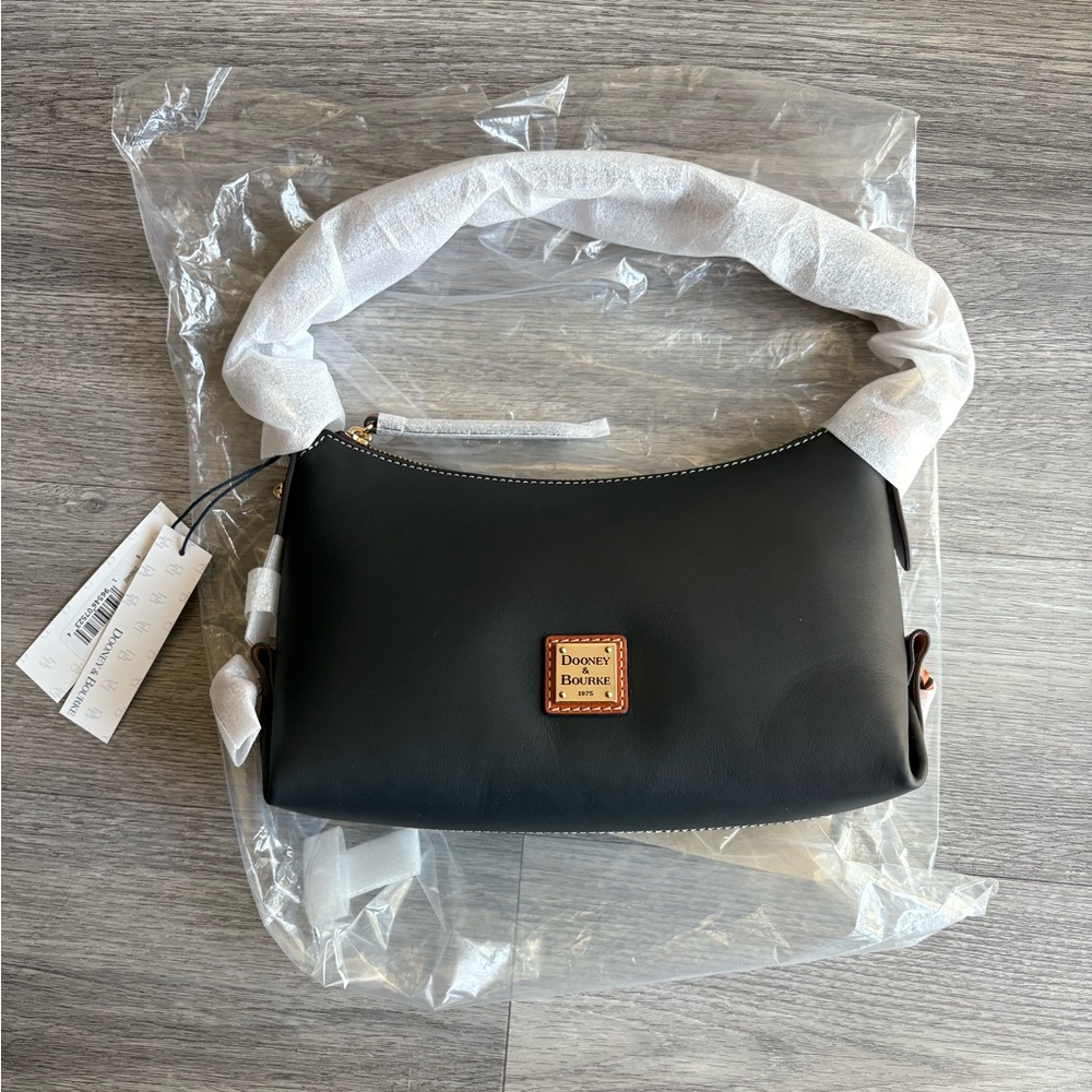 Dooney & Bourke Penrose Hobo 25 Black Brown